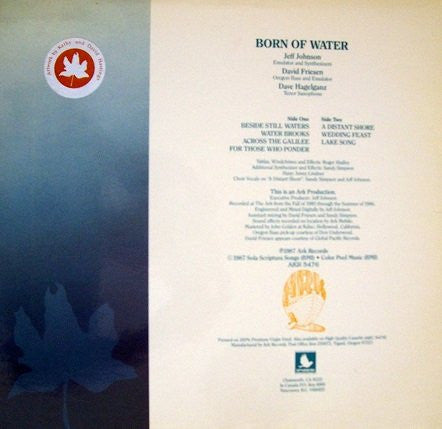 Jeff Johnson, David Friesen, Dave Hagelganz : Born Of Water (LP)