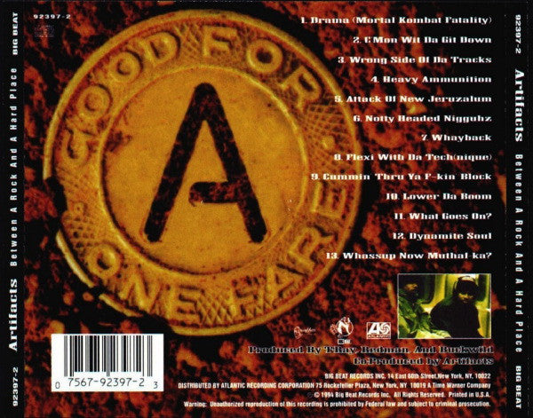 Artifacts : Between A Rock And A Hard Place (CD, Album)