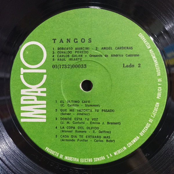 Various : Tangos (LP, Comp)