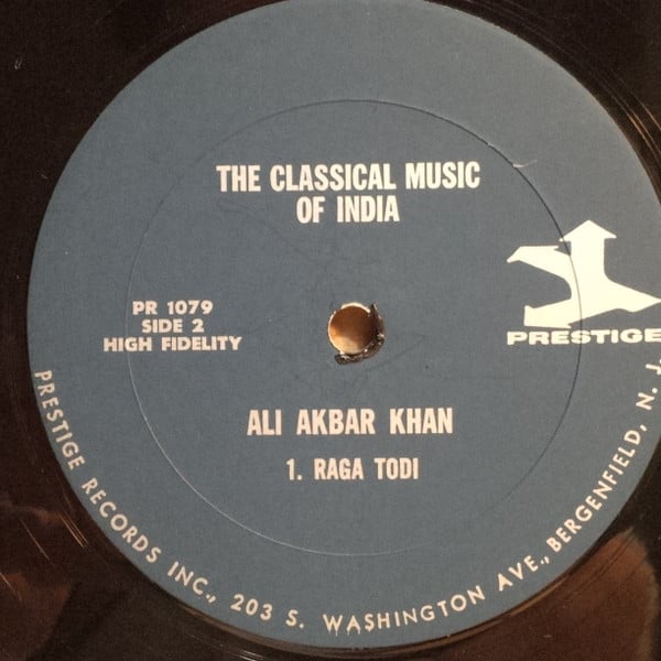 Ali Akbar Khan : The Classical Music Of India (LP, Album, Mono)