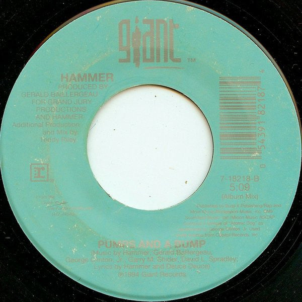 Hammer* : Pumps And A Bump (7")
