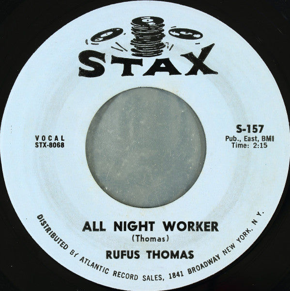 Rufus Thomas : Jump Back / All Night Worker (7", Single, MGM)