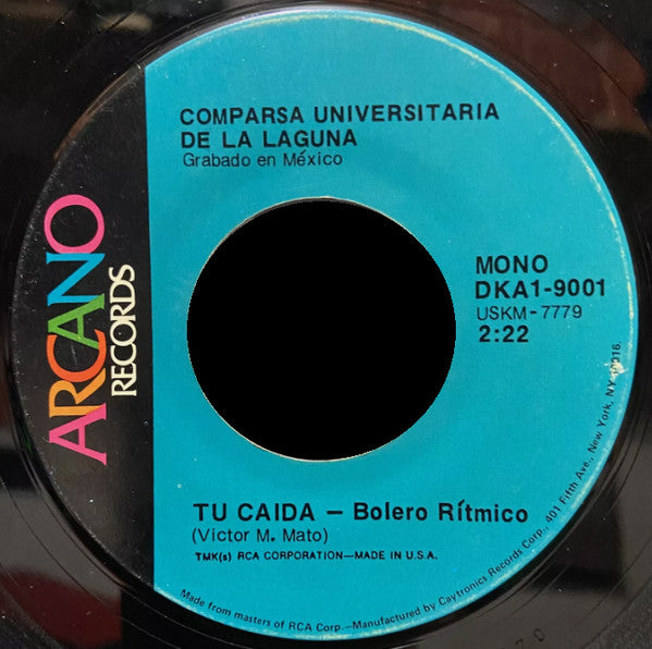 La Comparsa Universitaria De La Laguna : Mi Ultima Parranda (7", Mono)