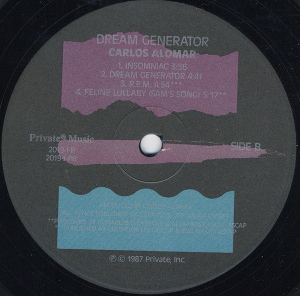 Carlos Alomar : Dream Generator (LP, Album)