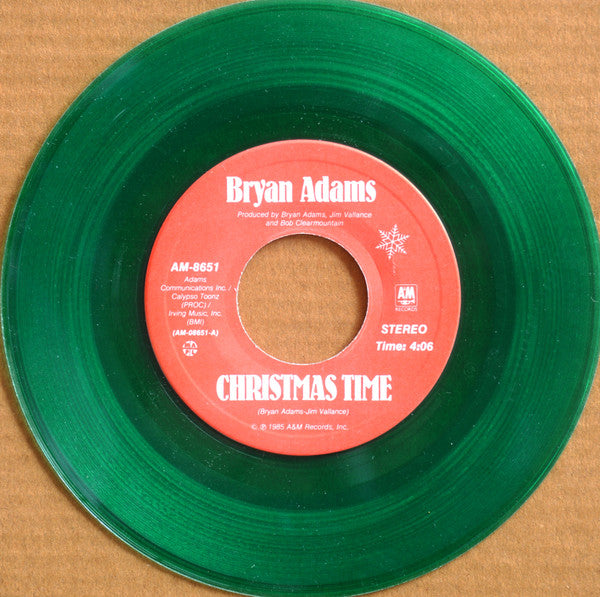 Bryan Adams : Christmas Time (7", Single, Gre)