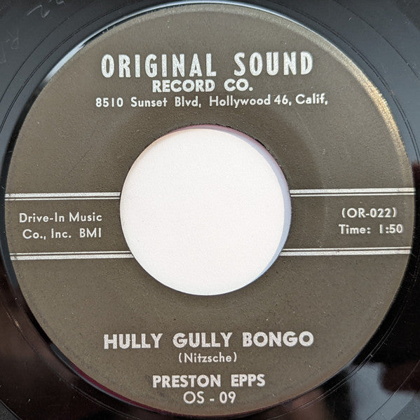 Preston Epps : Bongo Bongo Bongo / Hully Gully Bongo (7", Pla)