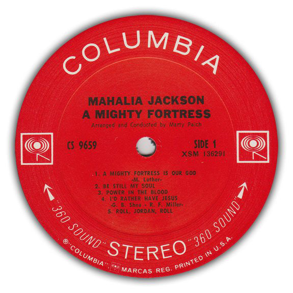 Mahalia Jackson : A Mighty Fortress (LP, Album, Ter)