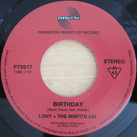 Lony + The Misfits Ltd. : Make Me Love (Is' Klar) / Birthday (7", Single, Ltd, RE, pic)