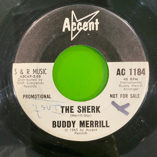 Buddy Merrill : Sweet September / The Sherk (7", Single, Promo)