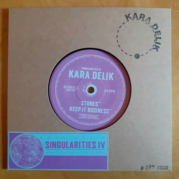 Kara Delik : Singularities IV (7", Single)