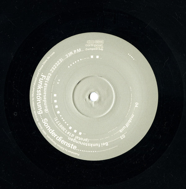 Funkstörung : Sonderdienste (12")