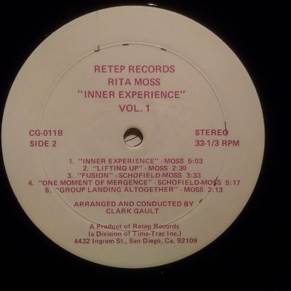 Rita Moss : Inner Experience Vol. 1 (LP, Album)