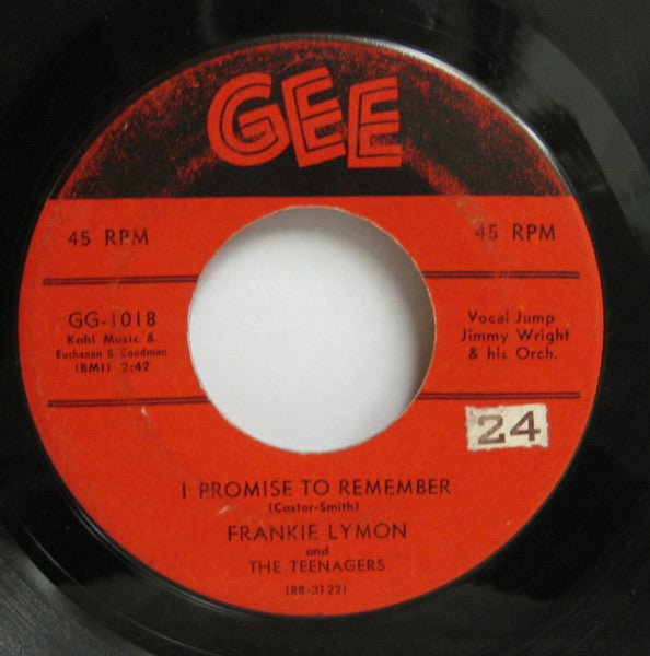 Frankie Lymon And The Teenagers : Who Can Explain? / I Promise To Remember (7", Single)