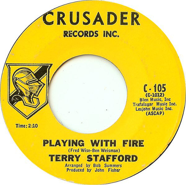 Terry Stafford : I'll Touch A Star (7", Styrene)