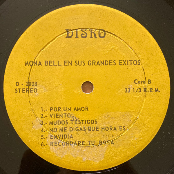 Monna Bell : Y Sus Grandes Exitos (LP, Comp)