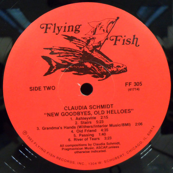 Claudia Schmidt : New Goodbyes, Old Helloes (LP, Album, Wak)