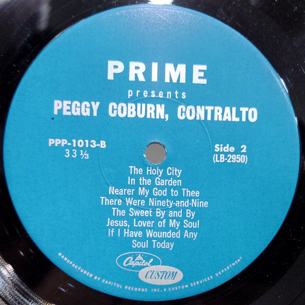 Peggy Coburn : Sings Hymns To Your Heart (LP)