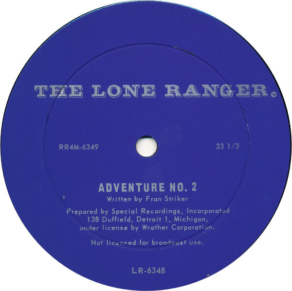 Brace Beemer : The Lone Ranger (LP, Album)