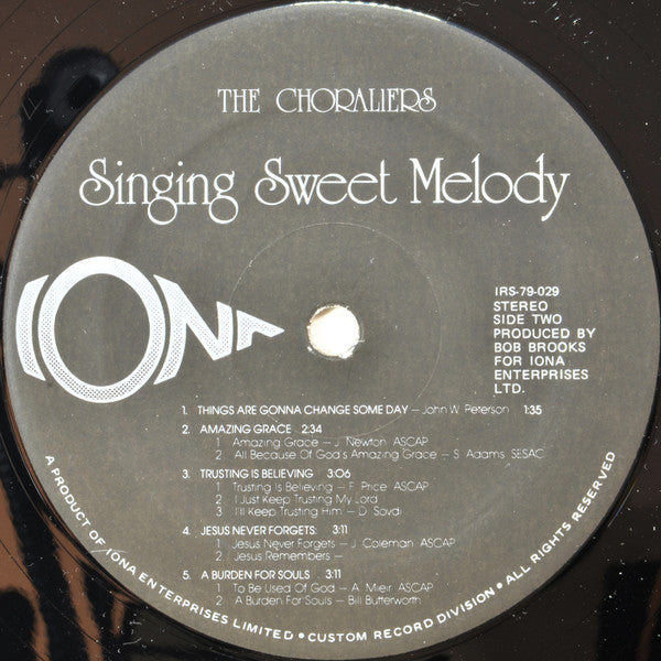 The Choraliers (4) : Singing Sweet Melody (LP, Album)