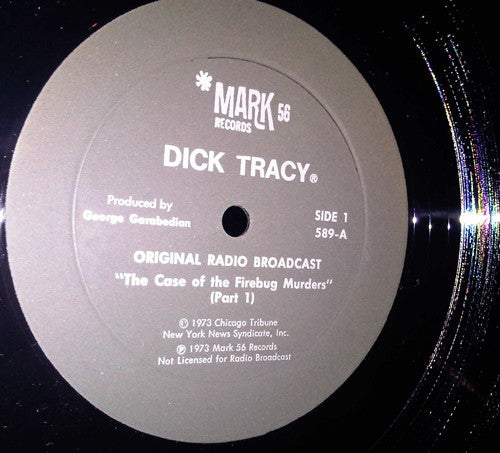 No Artist : Dick Tracy - Original Radio Broadcasts (LP)