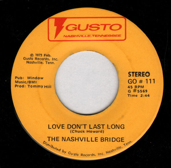 The Nashville Bridge : Mama's Waitin' (7", Single)