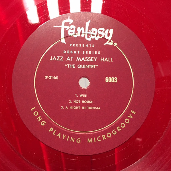 Charlie Chan (5) • Dizzy Gillespie • Bud Powell • Max Roach • Charlie Mingus* : Jazz At Massey Hall (LP, Album, Mono, RE, Red)