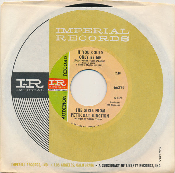 The Girls From Petticoat Junction : I'm So Glad That You Found Me (7", Advance, Promo, Styrene, She)