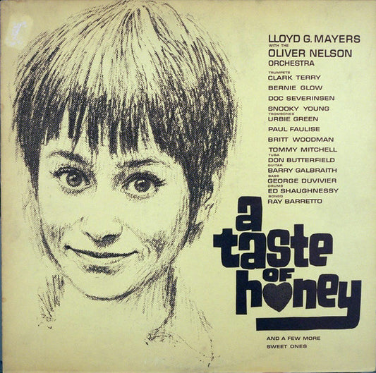 Lloyd G. Mayers* With The Oliver Nelson Orchestra* : A Taste Of Honey (LP, Album, Mono)