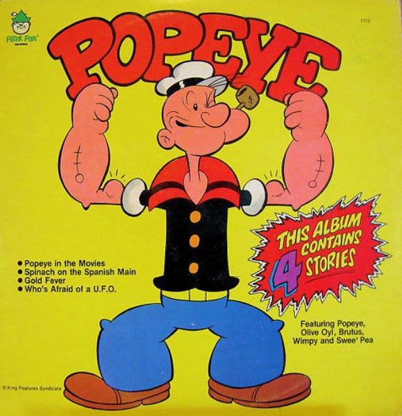Unknown Artist : Popeye The Sailor Man (LP)