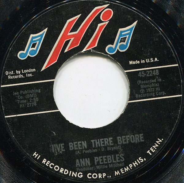 Ann Peebles : I Can't Stand The Rain (7", Styrene)
