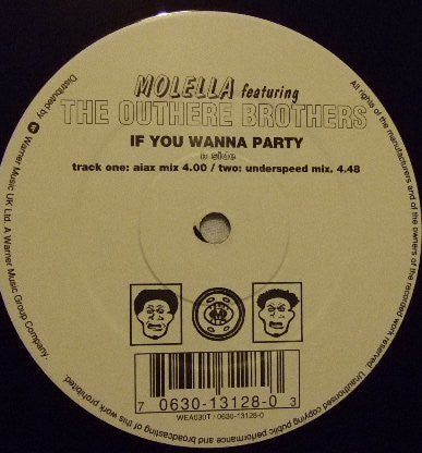 Molella featuring The Outhere Brothers : If You Wanna Party (12")
