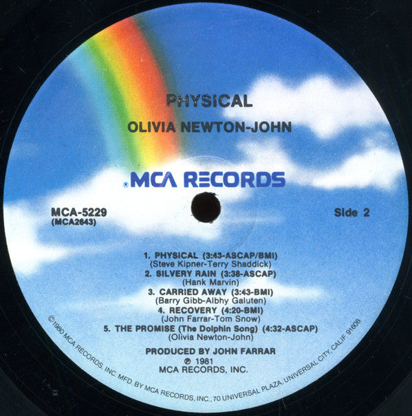Olivia Newton-John : Physical (LP, Album, Pin)