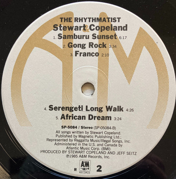 Stewart Copeland : The Rhythmatist (LP, Album, I -)