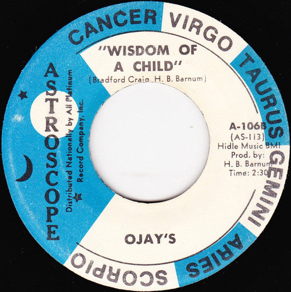 Ojay's* : Peace / Wisdom Of A Child (7", Single)