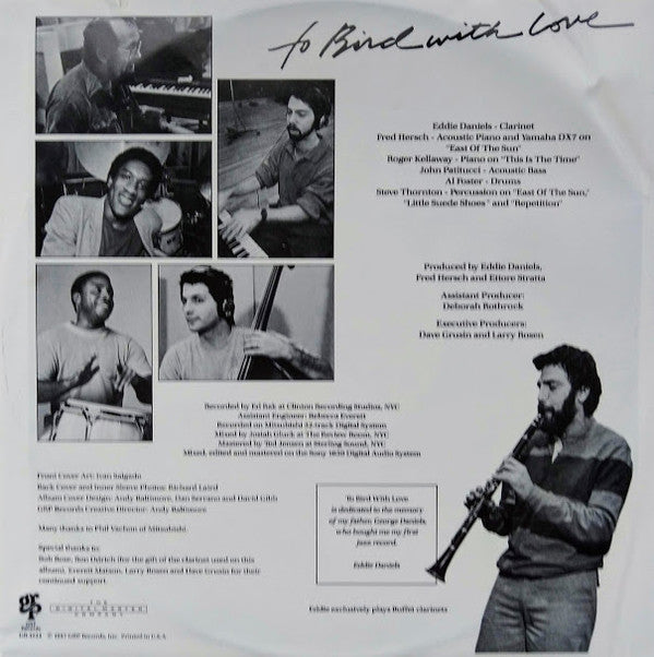 Eddie Daniels : To Bird With Love (LP, Album)