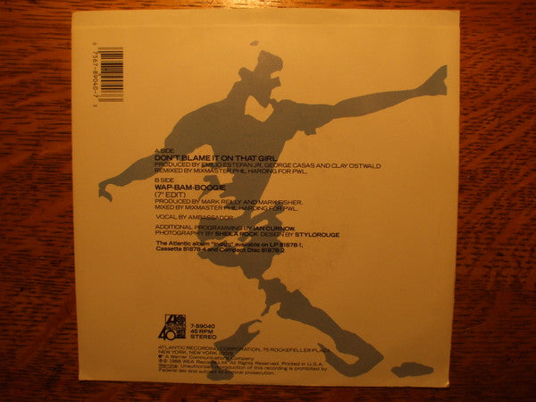 Matt Bianco : Don't Blame It On That Girl (7", Single, Promo)