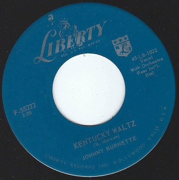 Johnny Burnette : Settin' The Woods On Fire (7", Single)