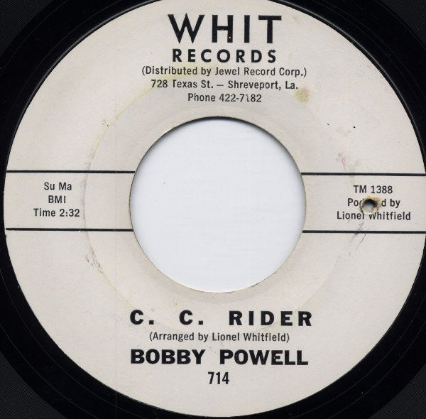 Bobby Powell : That Little Girl Of Mine (7")