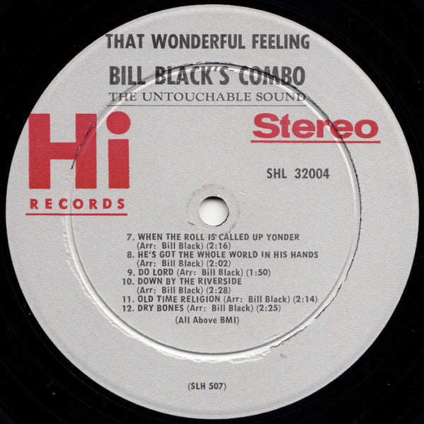 Bill Black's Combo : That Wonderful Feeling (LP, Album)