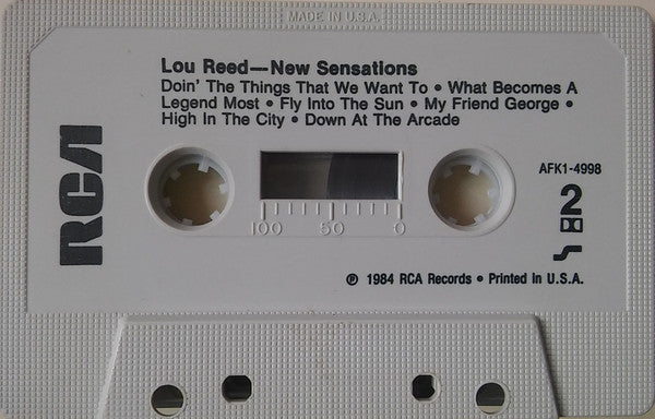 Lou Reed : New Sensations (Cass, Album, Dol)