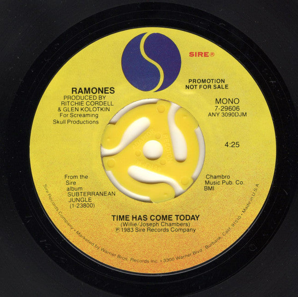 Ramones : Time Has Come Today (7", Single, Mono, Promo, All)