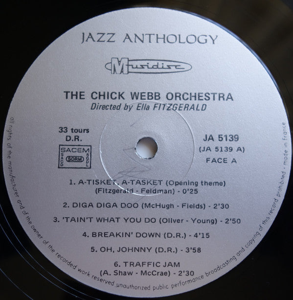 The Chick Webb Orchestra* Directed By Ella Fitzgerald : Live Session At The Savoy Ballroom Harlem December 1939 (LP, RE)