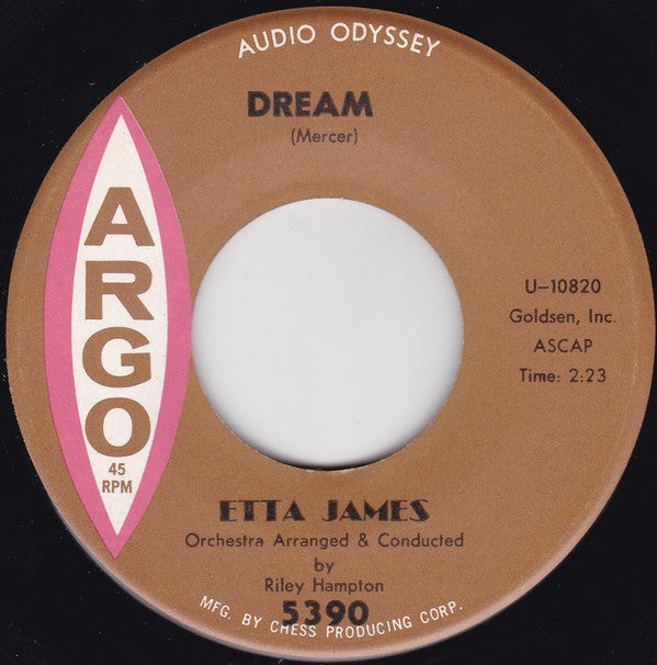 Etta James : Fool That I Am / Dream (7", Single)