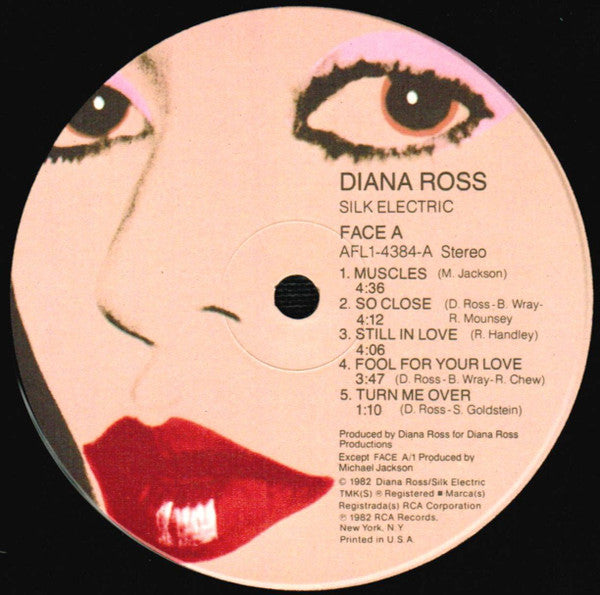 Diana Ross : Silk Electric (LP, Album, Gat)