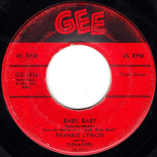Frankie Lymon & The Teenagers : I'm Not A Juvenile Delinquent (7", Single)