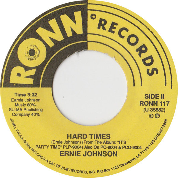 Ernie Johnson (2) : Dreams To Remember / Hard Times (7", Single)