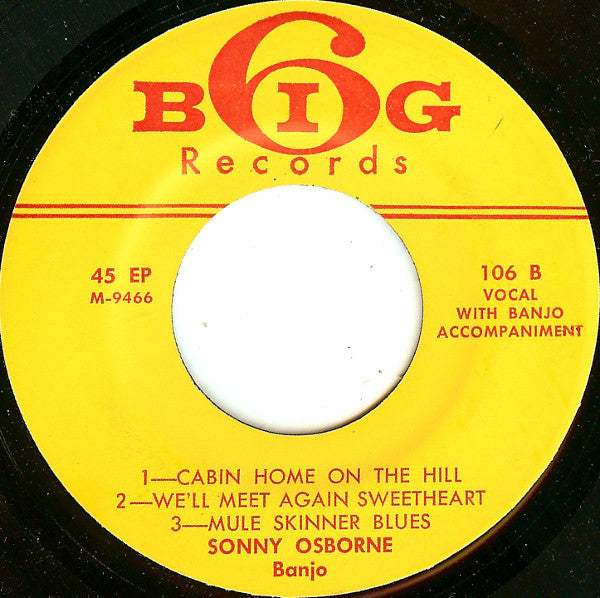 Sonny Osborne : Molly And Ten Brook (7", EP)