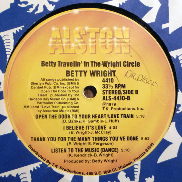 Betty Wright : Betty Travelin' In The Wright Circle (LP, Album, Rai)