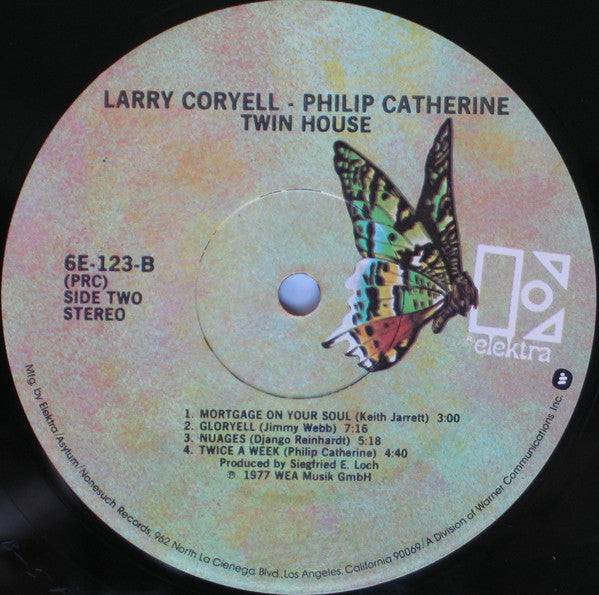 Larry Coryell & Philip Catherine : Twin-House (LP, Album, PRC)