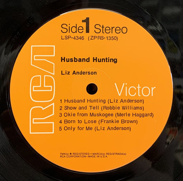 Liz Anderson : Husband Hunting (LP, Album, Ind)